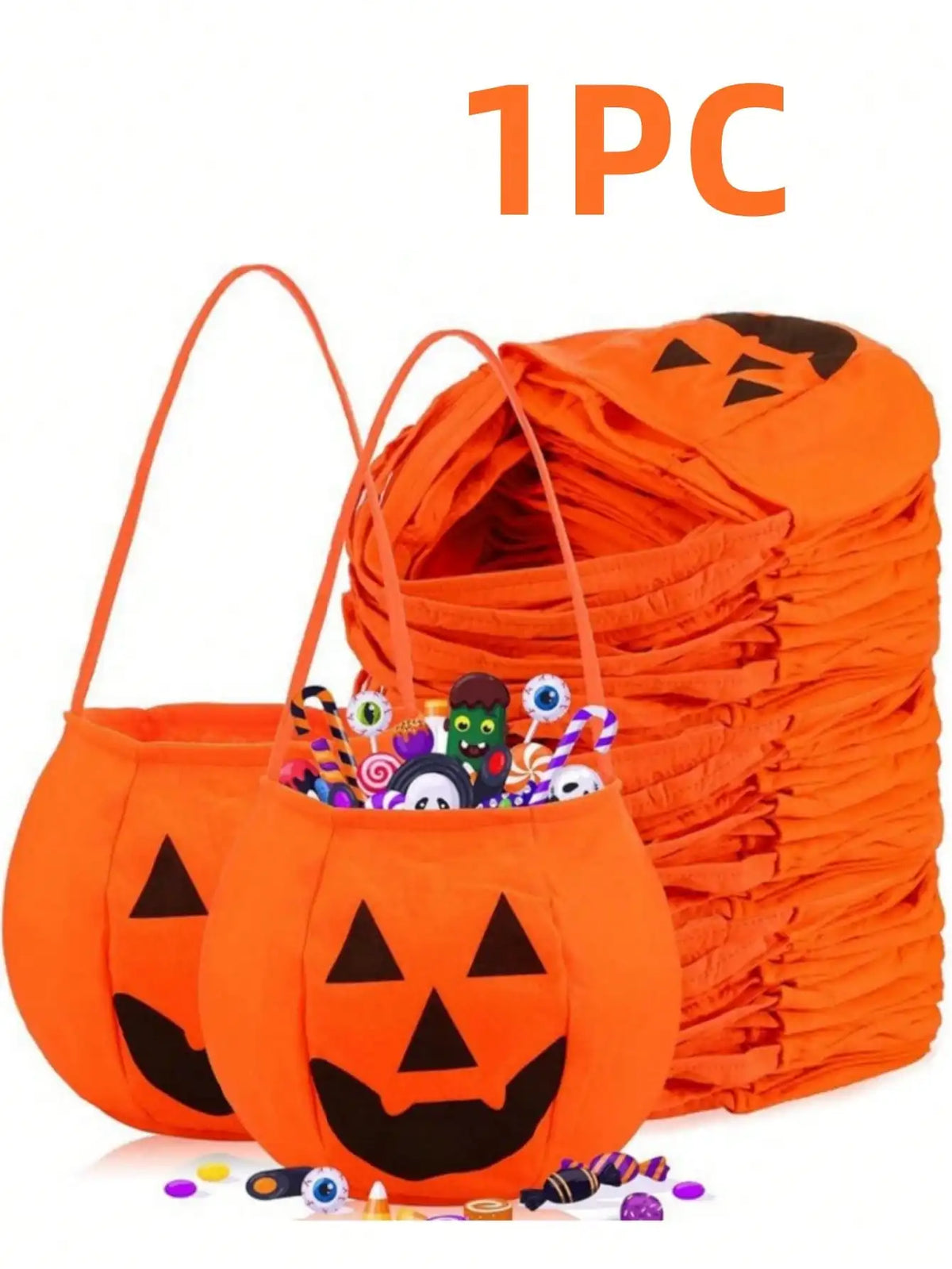Jack-o'-Lantern Candy Bags