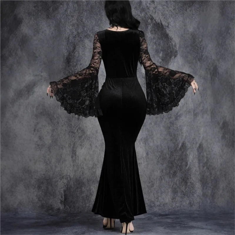 Mourning Velvet Gown