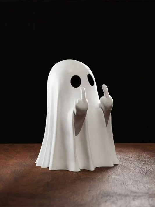 Rude Little Ghost Figurine
