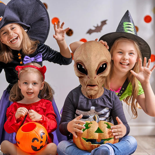 Grey Alien Latex Mask