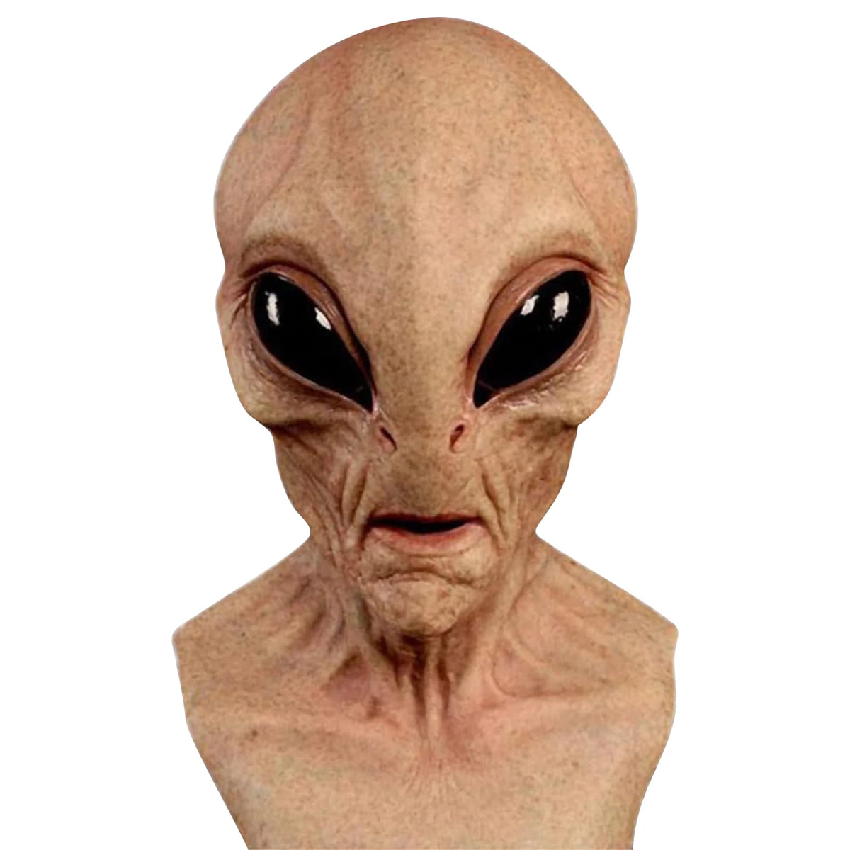 Grey Alien Latex Mask