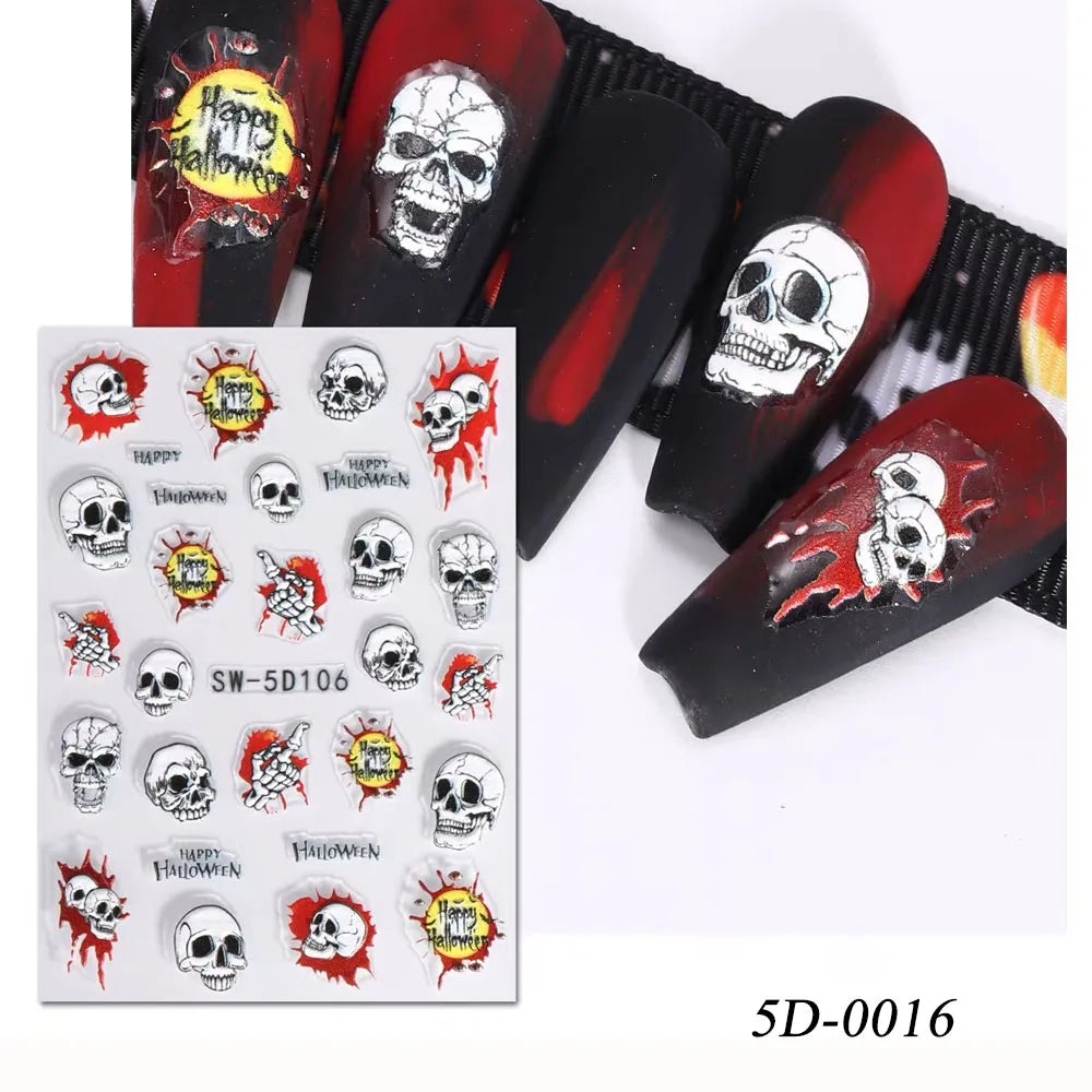 Halloween Nail Art Stickers