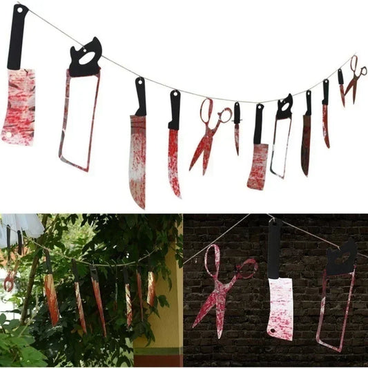 Blood-Soaked Weapons Garland