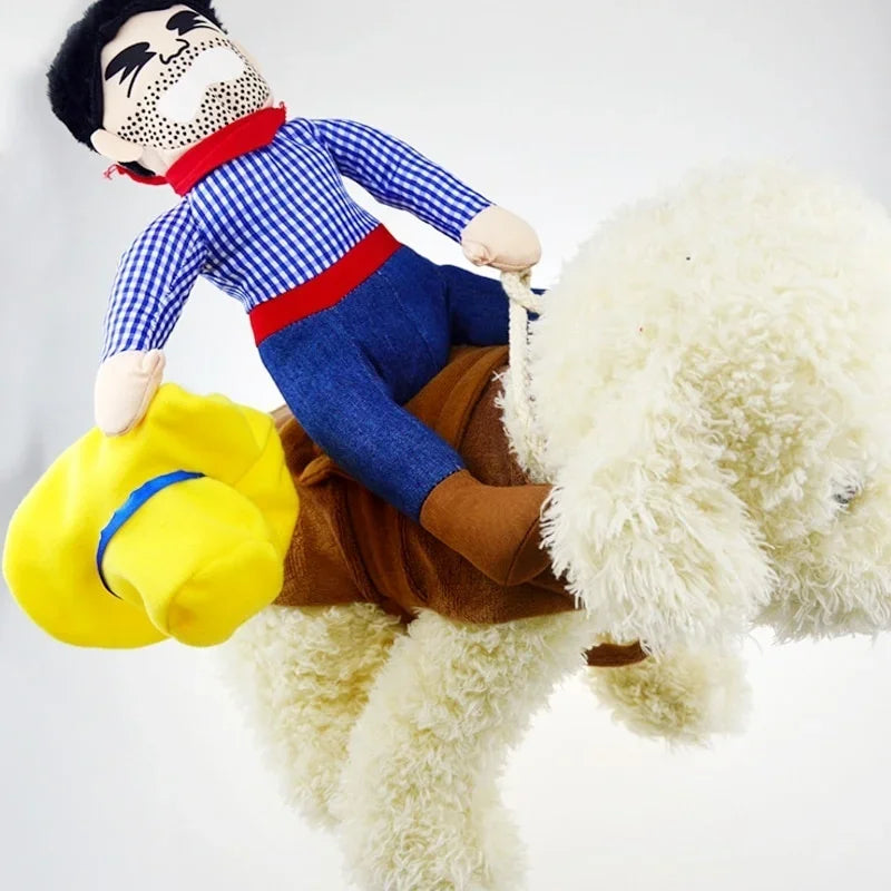Cowboy Rider Pet Costume