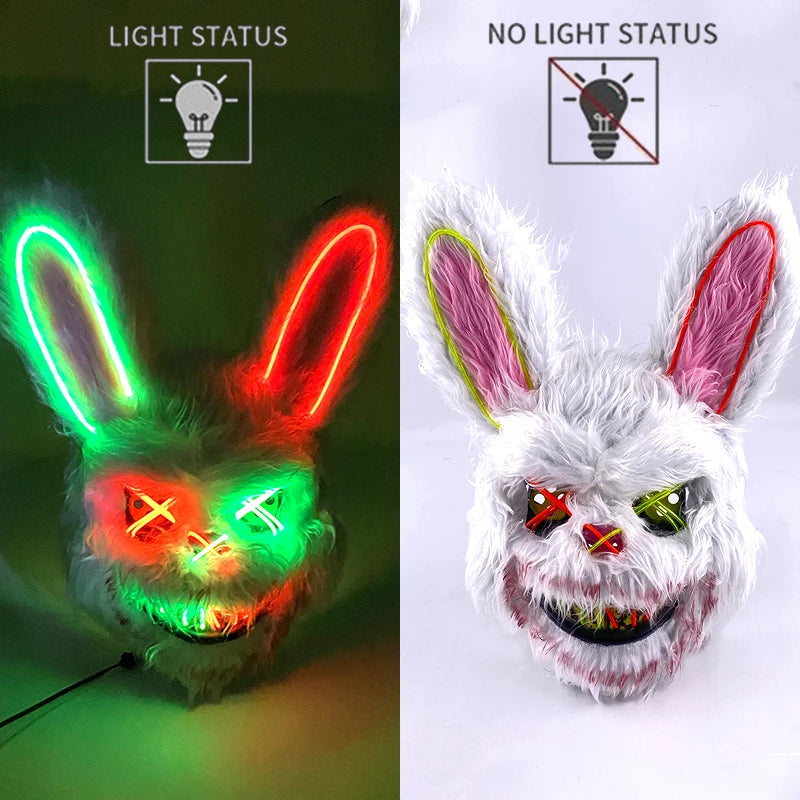 Bloody Bunny & Bear LED Mask
