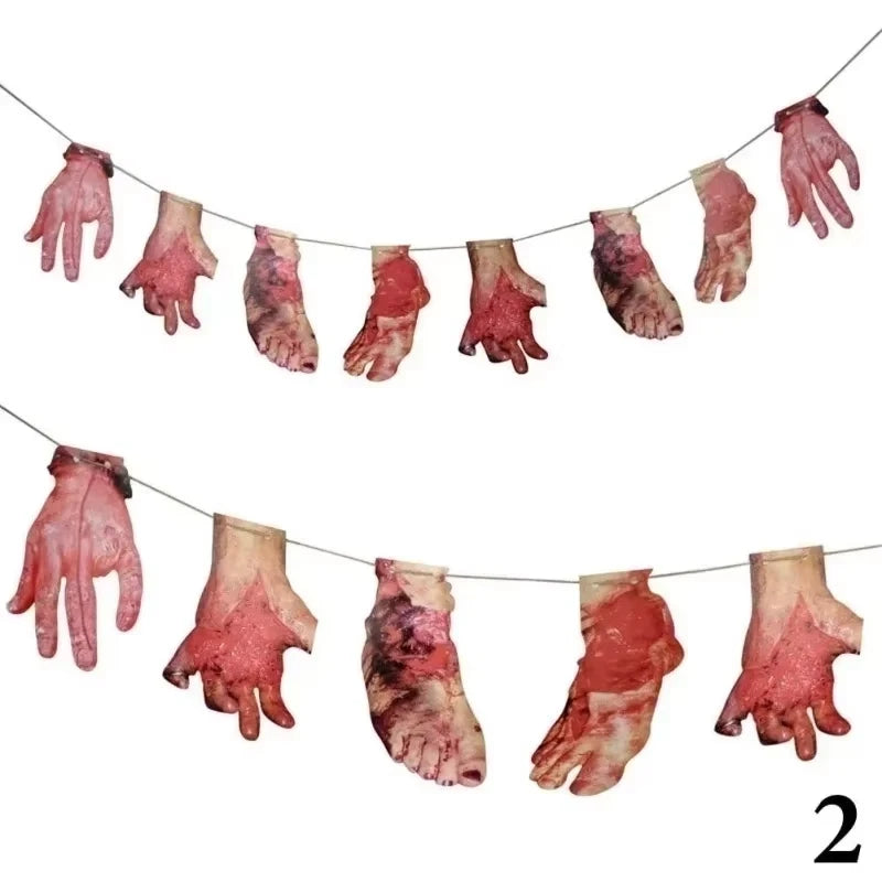Blood-Soaked Weapons Garland