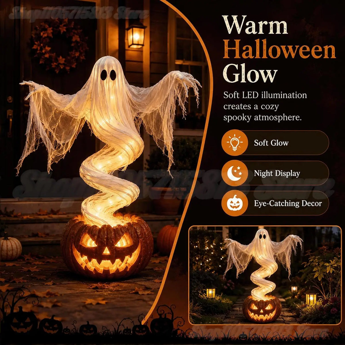Swirling Ghost Yard Light