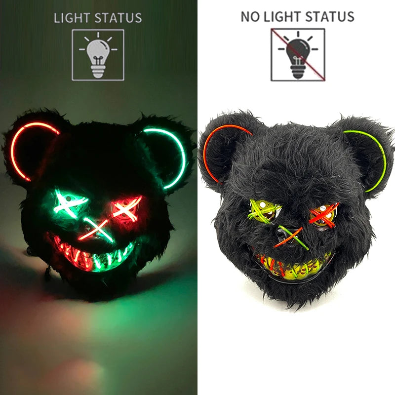 Bloody Bunny & Bear LED Mask