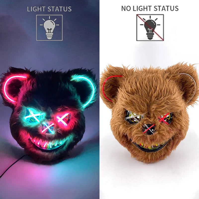 Bloody Bunny & Bear LED Mask