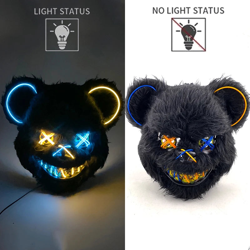 Bloody Bunny & Bear LED Mask